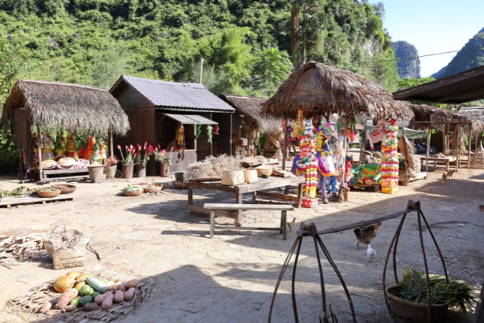 Une scène paisible à Cao Bang au petit matin